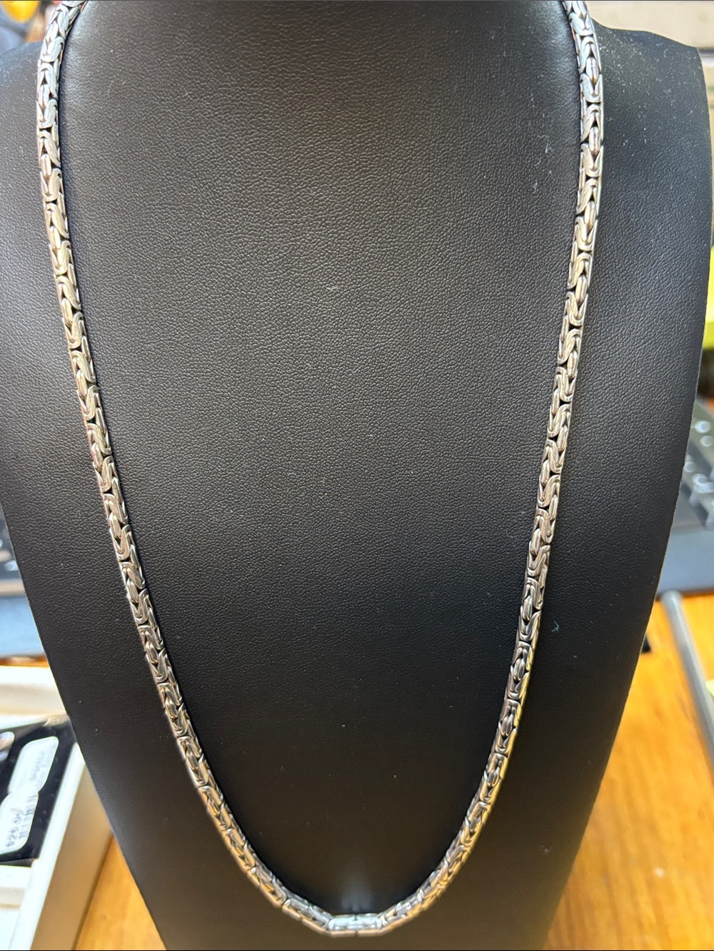 525553 Silver Byzantine Necklace